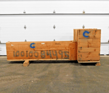 Pfaudler Cryo-Lock, glass lined 3 blade agitator, 107.5" long x 3" diameter