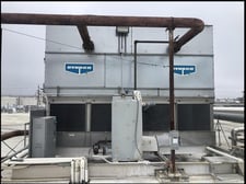 547 Ton, Evapco #4T29918, cooling tower, (2) 20 HP fans, serial #14587447