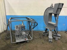 100 Ton, Whitney #805-498, hydraulic C-frame punch with hydraulic unit, 1-5/8" stroke, 10 HP