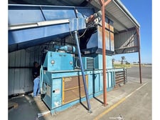 Marathon #604242-830, closed-door horizontal baler, 8" cylinder, 30 HP motor, 60" x 42" feed open