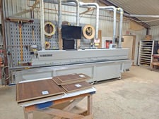 Biesse #Akron-1330, pre-mill & corner rounding edgebander, 2015