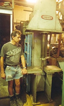 Image for 30 Ton, Greenerd, C-Frame hydraulic press, 18" stroke, 35.5" daylight, 9" throat, 20" x14" bed