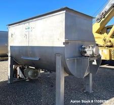 200 cu.ft. Marion #Spy-144, Sanitary Stainless Steel Paddle Blender, 144" L x 55.5" width x 80" Deep Chamber