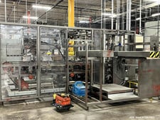 Rockford #813-BL, Bottom Load Hot Melt Glue Case Packer, 30 cases/min, 480 V