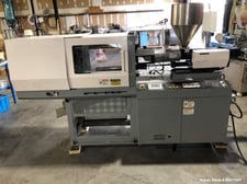 44 Ton, 2.1 oz., Nissei #NS40E5A, Plastic Injection Molding Machine, 12.2" x 12.2" tie bar spacing, 30 mm