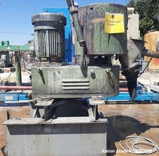 100 liter Prodex/Henschel #35JSS, High Intensity Mixer, Carbon Steel, 24" diameter x 24" deep, 2-tier blades