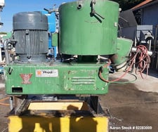 170 liter Prodex/Henschel #60JSS, High Intensity Mixer, Carbon Steel, 30" diameter x 24" deep, 2-tier blades
