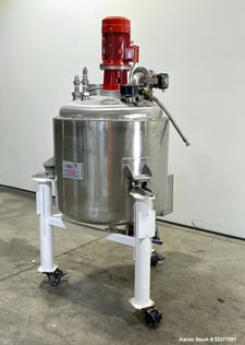 GSR SRL #CT/400, Cocoa Machinery Homogenizer, 100 gallon Vessel, 100-600 kg Load capacity, 32" diameter x 28"