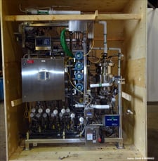 10.5 gallon Alfa-Laval, Stainless Steel fermenter/Reactor, 12" diameter x 22" straight side, 45/FV psi @