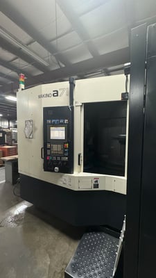 Makino #A71, CNC horizontal machining center, 60 automatic tool changer, 28.7" X, 28.7" Y, 31.5" Z, 10000