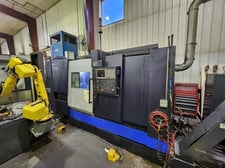 Hwacheon #Hi-Tech-450CL-YSMC, CNC lathe, 27.5" swing, 15" chuck, 50" centers, A2-11, Fanuc, tool setter, live