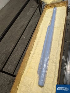 Pfaudler, glass lined fin baffle, 300 Gal., part 4008055, approximately 66" long, with provision for metal