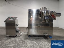 Fuji Marumerizer Spheronizer #QJ700VH, stainless steel, jacketed chamber, side discharge with plug valve, 2000