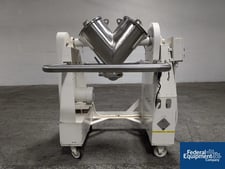 1 cu.ft. Patterson, Twin Shell Blender, Stainless Steel, 2 HP, solid cover, manually operated butterlfy valve