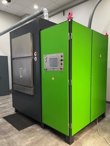 Dr. Fritsch #DSP-517, 67.7T, 8.85" OH, 3-Fold Control, 31" Sq. Pressing Area, 2020