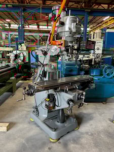 Bridgeport #Series-I, vertical mill, 9" x48" T-slotted table, 2 HP, 2-Axis Newall digital read out, 2000