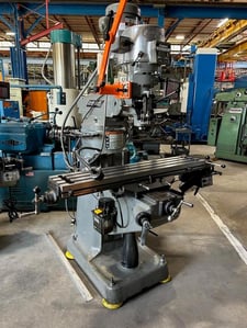 Bridgeport #Series-I, vertical mill, 9" x48" T-slotted table, 2 HP, 2-Axis Newall digital read out, 2000
