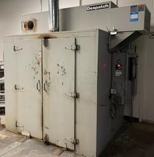 48" width x 72" H x 52" L Despatch #PWE3-10-1E, walk-in oven, electric, double doors, 850°F