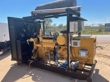200 KW Caterpillar #G3406, Natural gas generator set, 240/480 Volts, 3-phase, 18201 hours, 1800 RPM, sound