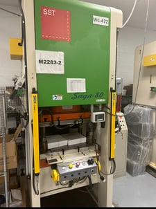 80 Ton, Ingyu #Saga-80, precision punch press, 5.51" stroke, 45-75 SPM, 7.5 HP, 2011