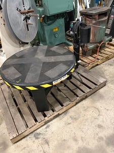 3500 lb. Norwalk Innovation #CR3542, uncoiler, paller decoiler, 42" turntable, 110 V.
