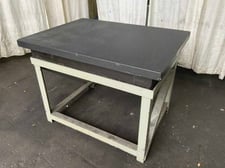 36" x 48" Mitchell, black granite plates, ledges on all 4 sides