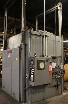 72" width x 84" H x 72" L Wisconsin, electric walk-in oven, 500°F, air operated vertical lift doors on both
