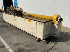 6 Stand, Yoder #M1-1/2" rollromer on 15 stand base, 1-1/2" shaft, 8" roll space, 5 HP