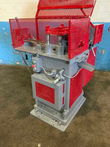 8 Ton, Dahlstrom #2D, 4-post cut-off press, 1 -1/2" stroke, 2" slide adjustment, air clutch, 80 SPM