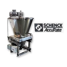 3" diameter, Schenck Process Mecatron, Stainless Steel gravimetric feeder, 5 cu.ft.