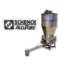 3" diameter, Schenck Process Mecatron #MODMS-1G-2A, Stainless Steel gravimetric feeder, 15 cu.ft.