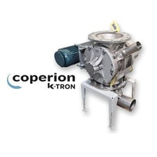 10" Coperion K-Tron #ZVB-320.1-19-SS, Stainless Steel ZVB vented rotary airlock, 2023