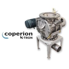 10" Coperion K-Tron #ZVB-320.1-19-SS, Stainless Steel ZVB vented rotary valve airlock, 2023