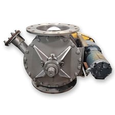 12" Young Industries, Stainless Steel rotary conveying valve, 1 HP