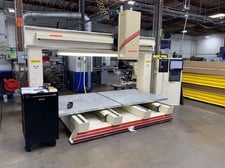 Thermwood #C67DT, dual 5' x 5' table 5-Axis CNC router, 120" X, 60" Y, 24" Z, 18000 RPM, 1998