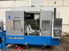 Okuma #MU-500VA, 5-Axis CNC vertical machining center, OSP P200M-H Control, 15000 RPM, 32 automatic tool