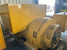 2000 KW, 1500 RPM, Caterpillar #SR5, diesel generator end, 3811/6600 Volts, 3-phase, sound attenuated