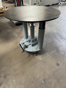 Die Table, Manual Foot Pump, featuring a 36" platform and a max height of 33" from the floor