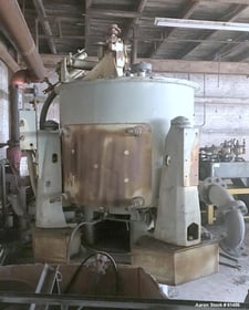 40" x 24" Sharpless #SP-5500, Sludge-Pak Solid Bowl Basket Centrifuge, Stainless Steel, tri-pod suspension