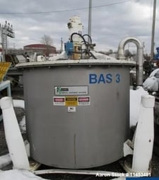 Image for 48" x 30" Ketema/ATM #48x30, Mark III Perforated Basket Centrifuge, Stainless Steel, tri-pod suspension, 85 lb/cu.ft., 1380 RPM Bowl, 1992