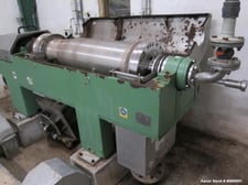 Westfalia #AD-0509, Solid Bowl Decanter Centrifuge, Stainless Steel, 300 mm Bowl diameter, 4" single lead