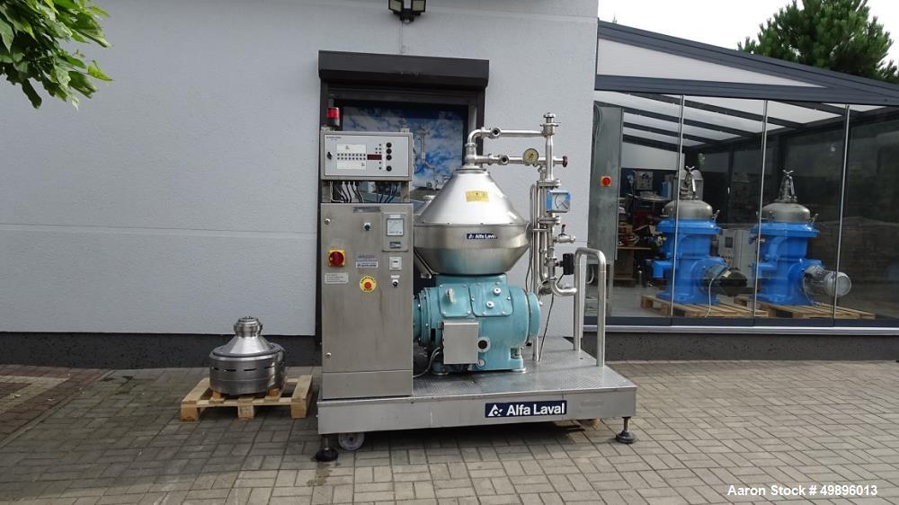 Alfa-Laval #VNPX-710-SGD34G-50, Separator Centrifuge, 7432 RPM Bowl, 22 kW