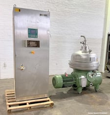 Westfalia #CRA-160-96-076, Desludger Disc Centrifuge, Stainless Steel, liquid/solids separation, 6800 RPM