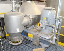 Flottweg #AC-2000-430, Desludger Disc Centrifuge, Stainless Steel, liquid/liquid/solids separation, 5700 RPM