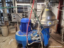 Alfa-Laval #BRPX-417, Desludger Disc Automatic Centrifuge, Stainless Steel, liquid/solid separation, 3965 RPM