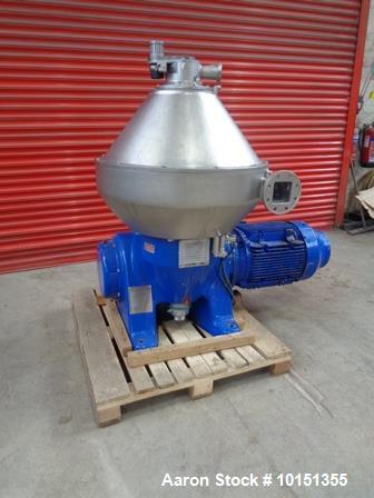 Alfa-Laval #PX-60-VGD-140G, Desludger Disc Centrifuge, Stainless Steel, liquid/liquid/solids separation, 6240