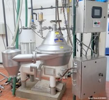 Westfalia #SC-35-06-177, Desludger Disc Centrifuge, Stainless Steel, liquid/solids separation, 7230 RPM Bowl