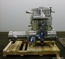 Westfalia #BKA35-86-076, Solid Bowl Disc Centrifuge, Stainless Steel, 5000 RPM Bowl, Feed inlet assembly