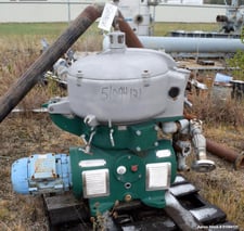 Westfalia #OTA30-00-066, Solid Bowl Disc Centrifuge, 6590 RPM Bowl, 10 HP, 208-230/460 V