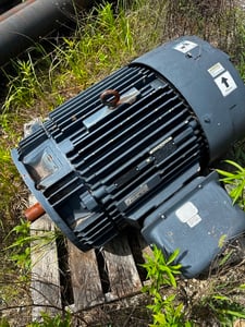 150 HP 3580 RPM Baldor, Frame 445TDZ, TEFC, ball, 460 Volts